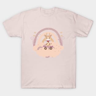 Cloud Castle Animal Skateboard T-Shirt